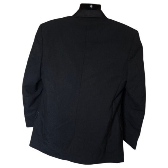OSCAR DE LA RENTA Black Tuxedo Jacket sz 40R - Picture 3 of 6